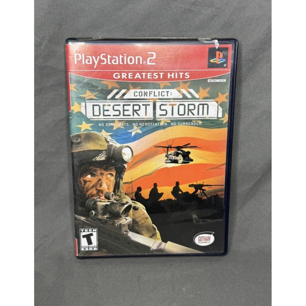 Conflict Desert Storm PS2 CIB W/ Manual - PlayStation 2 Game